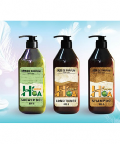 Bộ gội xả sữa tắm cao cấp Hoa Bio cho phụ nữ
