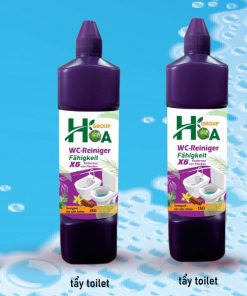 Tẩy toilet Hoa Bio siêu thơm không hại da tay